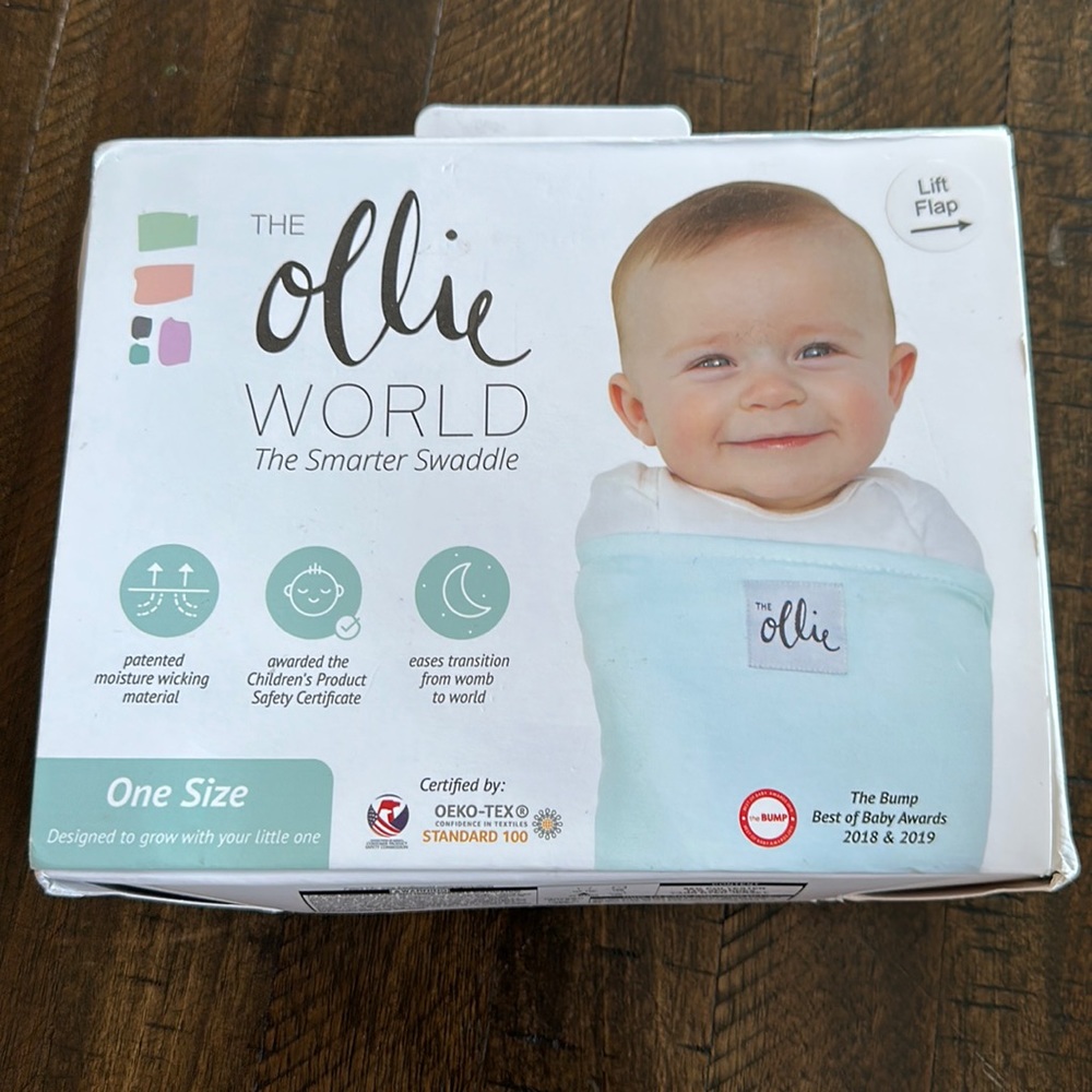 Ollie Swaddle One Size Color: Sky